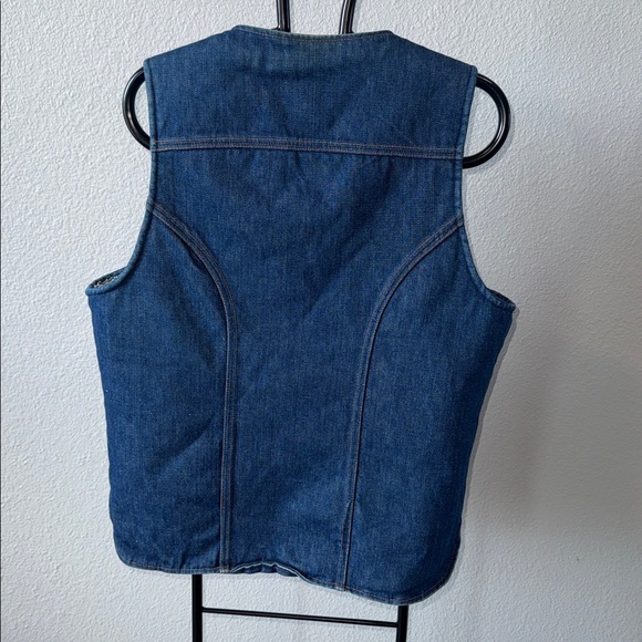 Vintage Wrangler Sherpa Lined Vest - Picture 5 of 6